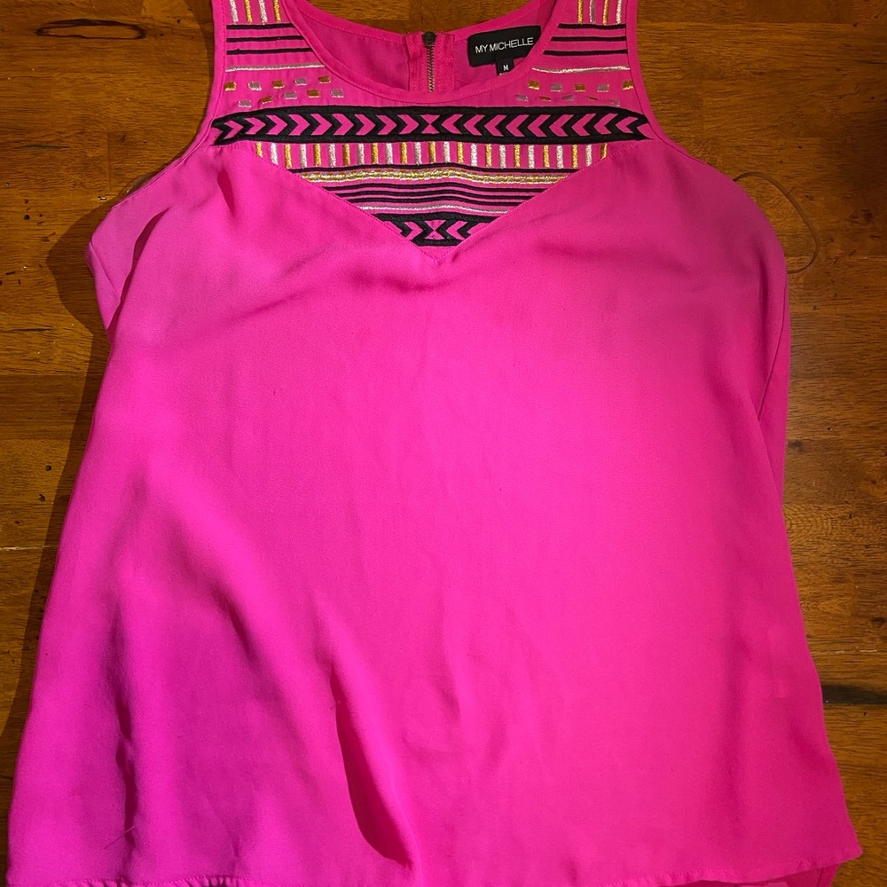 Juniors Sleeveless Blouse
